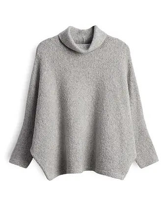 SOMEDAY | Rollkragenpullover TIOLA DETAIL | hellgrau
